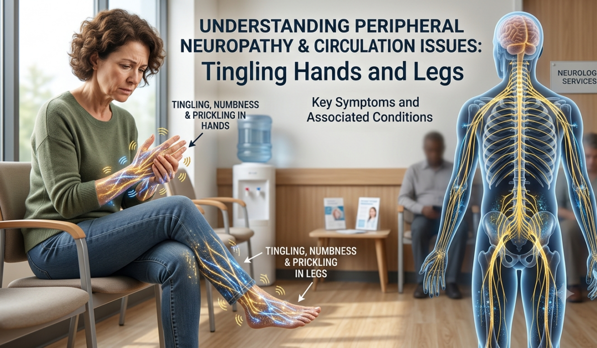 tingling of hands & legs